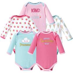 Luvable Friends Long Sleeve Bodysuits 5-pack - Dreamer (10138255)