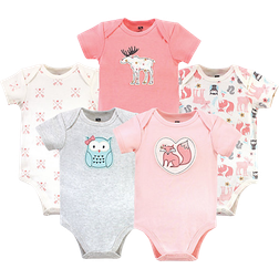 Hudson Cotton Bodysuits 5-pack - Forest Girl (10159973)