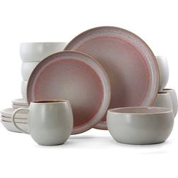 Elama Mocha Muave Dinner Set 16pcs