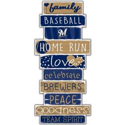 Fan Creations Milwaukee Brewers Celebrations Stack Sign