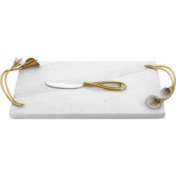 Michael Aram Calla Lily Cheese Board with Knife Tagliere di Formaggi 2pcs