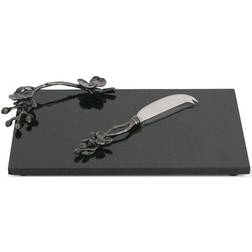 Michael Aram Black Orchid Small Cheeseboard & Knife Tabla de Quesos