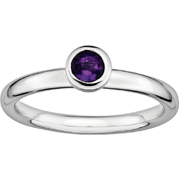 Stacks & Stones Stack Ring - Silver/Amethyst