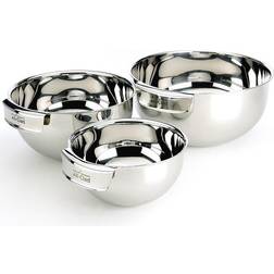 All-Clad 3-Piece Stainless Steel Bowl Set Recipiente Mezclador 4.73 L