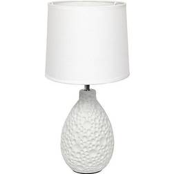 Simple Designs Stucco Table Lamp 14.2"