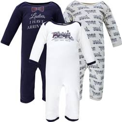 Hudson Baby Cotton Coveralls 3-pack - Train ( 10117347)