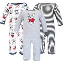 Hudson Baby Cotton Coveralls 3-pack -Boy Whimsical Dog (10114266)