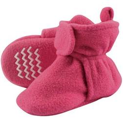 Hudson Baby Fleece Booties - Dark Pink