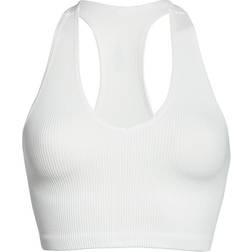 Free People Free Throw Crop Sports Bra - White