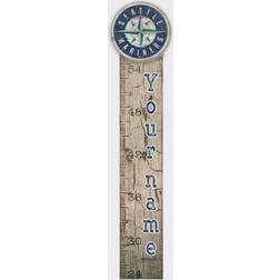 Fan Creations Seattle Mariners Personalized Growth Chart Sign Board