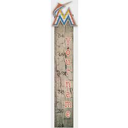 Fan Creations Miami Marlins Personalized Growth Chart Sign Board