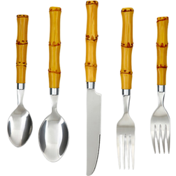 Cambridge Silversmiths Natural Bamboo Cutlery Set 20pcs