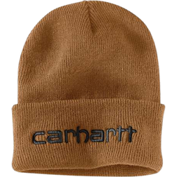 Carhartt Knit Insulated Logo Graphic Cuffed Beanie - Carhartt Brown