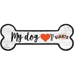 Fan Creations San Francisco Giants Team Dog Bone Sign