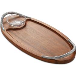 Nambe Braid Serving Board with Dish Plateau de service