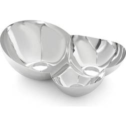 Nambe Pulse Chip & Dip Serving Bowl