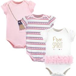 Little Treasures Cotton Bodysuits 3-pack - Free Spirit (10172214)