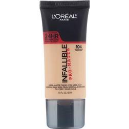 L'Oréal Paris Infallible Pro-Matte Foundation 104 Golden Beige 1 fl oz (30 ml)