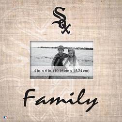 Fan Creations Chicago White Sox Burlap Pattern Frame