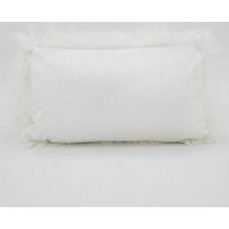 Saro Lifestyle Mongolian Complete Decoration Pillows Beige (50.8x30.48cm)