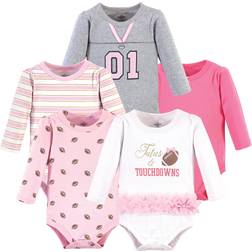 Little Treasure Cotton Bodysuits 5-pack - Tutu Touchdown (10177630)