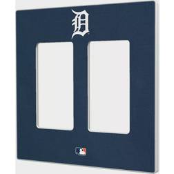 Strategic Printing Detroit Tigers Solid Double Rocker Light Switch Plate