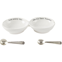 Mud Pie Salsa Dip Set Bowl 13.97cm 4pcs