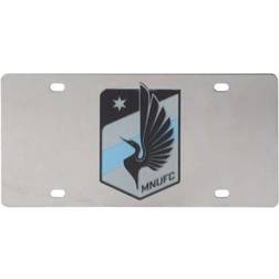 Stockdale Minnesota United FC Stainless Steel Elite Logo License Plate