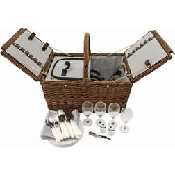 Twine Cape Cod Wicker Picnic Basket Kitchenware