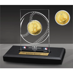 Highland Mint Boston Red Sox 9-Time World Series Champions Acrylic Gold Coin