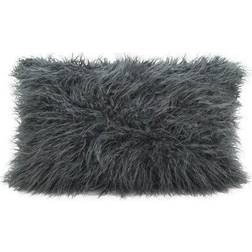 Saro Lifestyle Mongolian Complete Decoration Pillows Black (50.8x30.48cm)