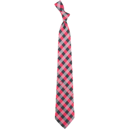 Eagles Wings New Jersey Devils Checked Tie - Red