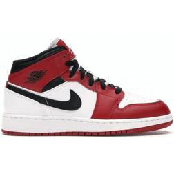 NIKE Air Jordan 1 Mid GS Chicago 2020 - White/Gym Red/Black