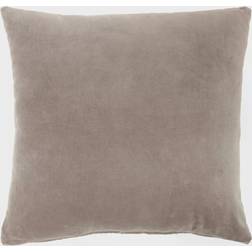 Mina Victory Solid Velvet Complete Decoration Pillows Brown (50.8x50.8cm)