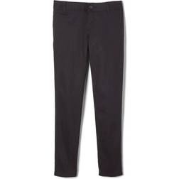 French Toast Girl's School Uniform Adjustable Waist Stretch Twill Skinny Pants - Black