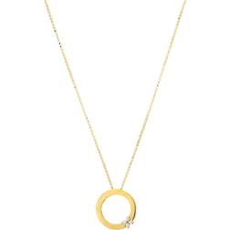 Roberto Coin 18K Yellow Gold Love in Verona Diamond Pendant Necklace