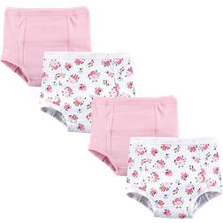 Luvable Friends Cotton Training Pants Floral 4-pack