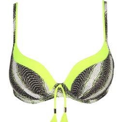 Marie Jo Swim Murcia Heart Shape Padded Bikini Top - Yellow Flash