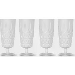 Sagaform 4 Copas de champán Picknick blanco Vaso 20cl 4pcs