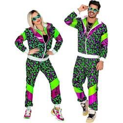 Widmann 80s Neon Tracksuit Costume