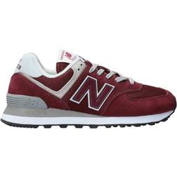 New Balance 574 W - Burgundy with White