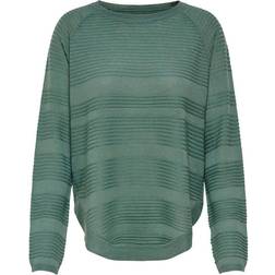 Only Caviar Long Sleeve Pullover Knit - Chinois Green