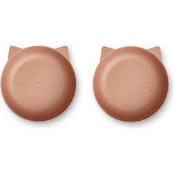 Liewood Solina Bowls 2-pack Cat