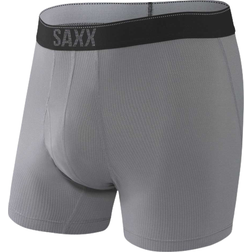 Saxx Quest Brief Fly Gris Negro - Grey