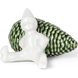 Kähler Joy White/Green Figurine 5.5cm