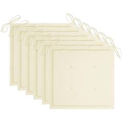 vidaXL hynder til havestol stof Stolehynde Beige (50x50cm)