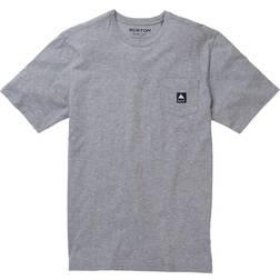 Burton Colfax Organic Short Sleeve T-shirt - Grey Heather