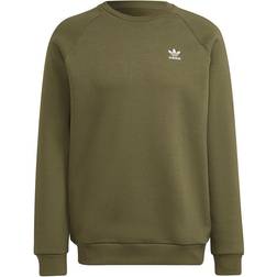 adidas Adicolor Essentials Trefoil Crewneck Sweatshirt - Focus Olive