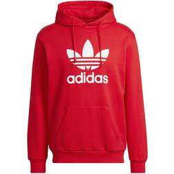 Adidas Adicolor Classics Trefoil Hoodie - Vivid Red/White