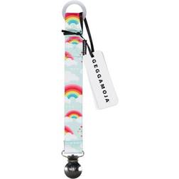 Geggamoja Pacifier Holder Rainbow